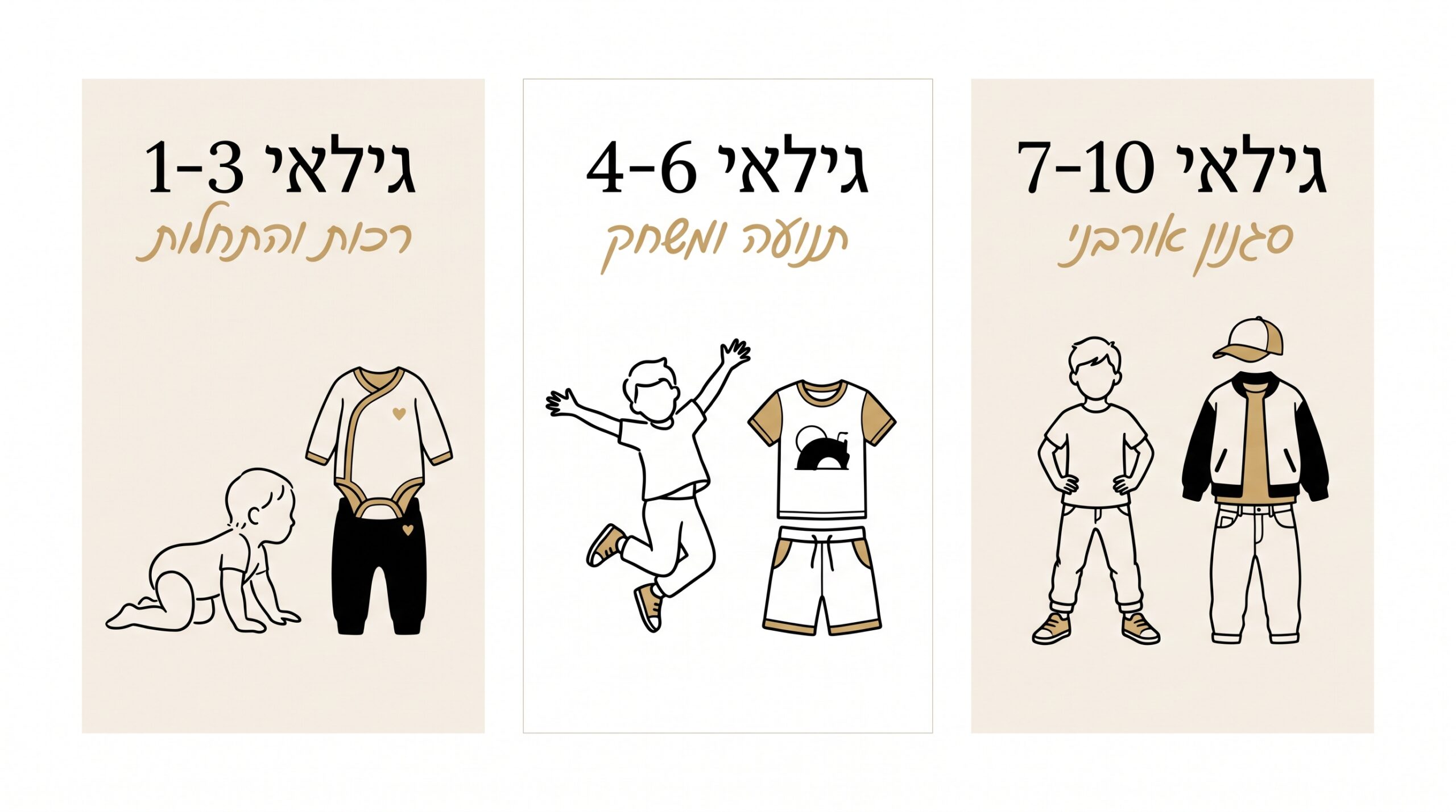 בגדי יום הולדת ילדים לפי גיל: מדריך לסגנונות מתאימים לכל שלב התפתחותי
