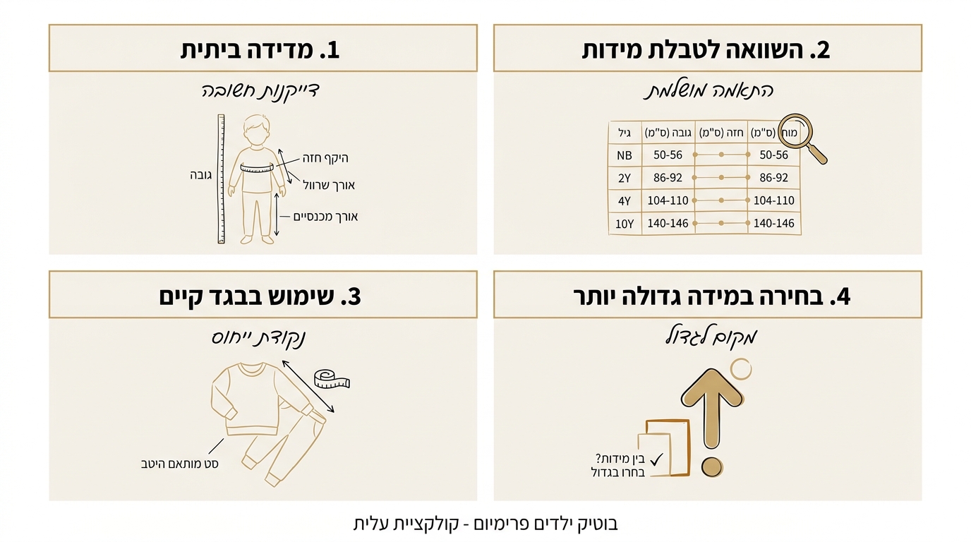 הורים בוחרים סטים לילדים לפי עונה ואירוע