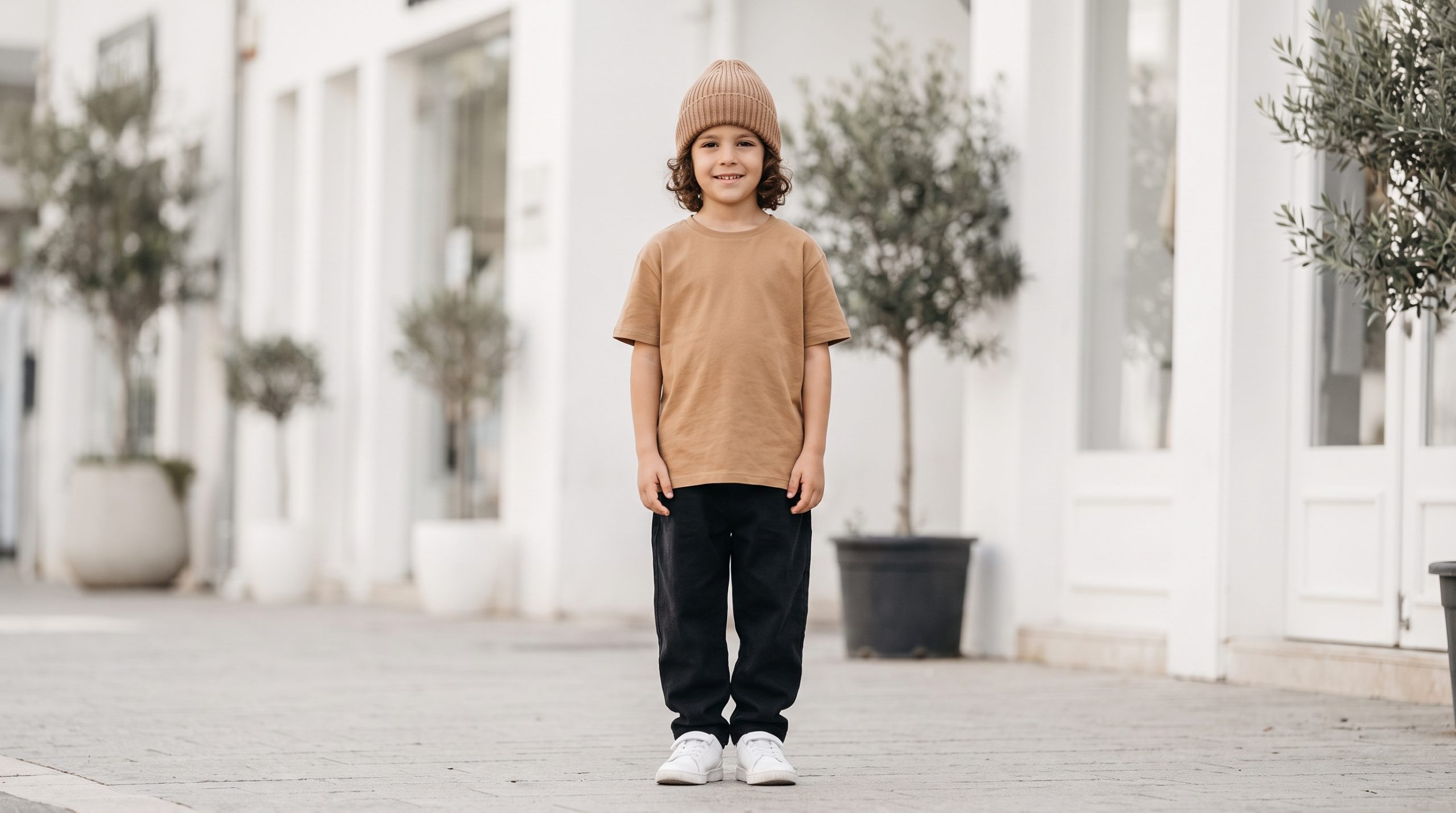 שילוב סגנון אורבני היפסטר בלוק יומיומי לילדים